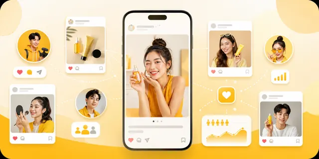 ภาพประกอบบริการ Influencer & KOL Marketing