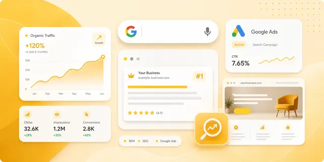 ภาพประกอบบริการ SEO